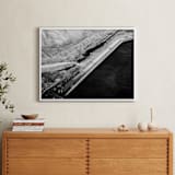 "Study of negative #3" - Art Print in pitch black by Van Tsao - In a Room