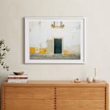 "Óbidos" - Art Print in Mustard Yellow by Heather Deffense - In a Room