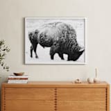 "Living Remnants of the Not-So-Distant Past" - Art Print in Black and White by Shannon Dunlap - In a Room