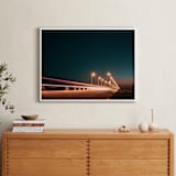 "The Fast Bridge" - Art Print in Marmalade Pine by Christian Fernandez - In a Room