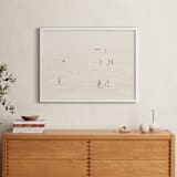"Fullness - II" - Art Print in Sand Cream by Alexandra Feo - In a Room