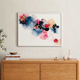 "Bloom Mixer" - Art Print in Sapphire Blue by Three Kisses Studio - In a Room