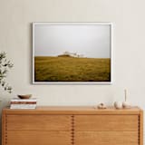 "Shelter" - Art Print in White by Monica Gussow - In a Room