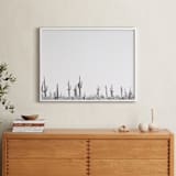 "Carnegie Gigantic" - Art Print in White by DENiSE CREW. - In a Room