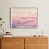 "Cloudscape" - Art Print in Taffy by Rebecca Rueth - In a Room