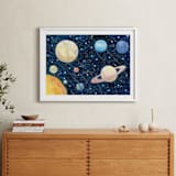 "Solar System" - Art Print in Deep Space by Alexandra Dzh - In a Room