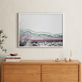"Heading East to Nevada" - Art Print in Pink by Katie Doherty - In a Room
