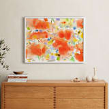 "Momo" - Art Print in Red by Shiho Whitehead - In a Room