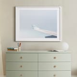 "Left Wing" - Art Print in Sky Blue by David Michuki - In a Room
