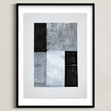"tonality IV" - Art Print in Slate by Sara Hicks Malone - Framed