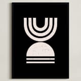 "Rituals II" - Art Print in Obsidian by Iveta Angelova - Framed