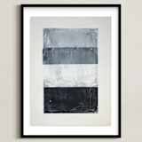 "tonality II" - Art Print in Slate by Sara Hicks Malone - Framed