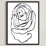 "perinuclear no.2" - Art Print in Coal Black by Stephanie Nowotarski - Framed
