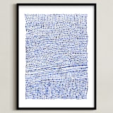 "topical guide" - Art Print in White by raven erebus - Framed