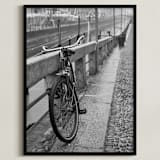 "Stopover" - Art Print in Canal Grey by Mark Kirby - Framed