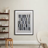 "tonality III" - Art Print in Slate by Sara Hicks Malone - In a Room