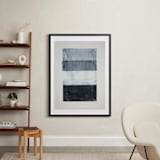 "tonality II" - Art Print in Slate by Sara Hicks Malone - In a Room