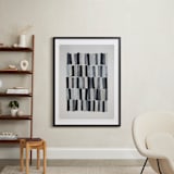 "tonality I" - Art Print in Slate by Sara Hicks Malone - In a Room