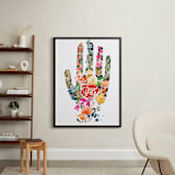 "Healer" - Art Print in Scarlet by Betty Hatchett - In a Room