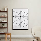 "visionary 2" - Art Print in deep black by trbdesign - In a Room