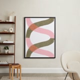 "Linked" - Art Print in Tutti Frutti by Bethania Lima - In a Room