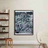 "The Pleiades" - Art Print in Midnight  by Eve Schultz - In a Room