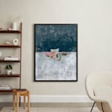 "Paper Horizon" - Art Print in Black and White by Misty Hughes - In a Room