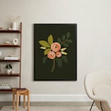 "Botanical no.1" - Art Print in Midnight by Karidy Walker - In a Room