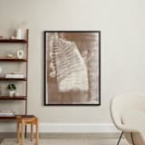 "Contemporary Botanical Series 3" - Art Print in Bronze by Angela Simeone - In a Room