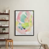 "Birthday Party." - Art Print in Funfetti Pink by Makewells - In a Room
