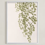 "Softness" - Art Print in Olive branch by Eliane Lamb - Framed
