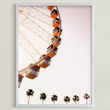 "California Dreams" - Art Print in Soft Pink by Kitty Seeber - Framed