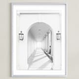 "Arches" - Art Print in Column White by Ilze Lucero - Framed