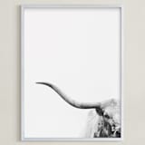 "Brandir" - Art Print in Charcoal by Amy Carroll - Framed