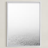 "Breathe" - Art Print in Fog Grey by Emily Denis - Framed