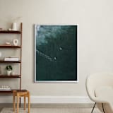 "Ride II" - Art Print in Teal by Shari Margolin - In a Room