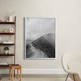 "Mighty Mount Bromo" - Art Print in Black & White by Marianne Brouwer - In a Room