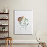 "Paper Leaves" - Art Print in soft green by Erin McCluskey Wheeler - In a Room