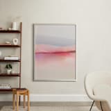 "Sailors Delight" - Art Print in Pink Skies by Karen Kardatzke - In a Room