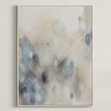 "Who We Are I" - Art Print in Sage and Sand by Christa Kimble - Framed Canvas