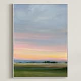 "Summer Glow I" - Art Print in Sunset by Nicole Walsh - Framed Canvas