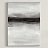 "holy disruption" - Art Print in black and white by Heidi Jantz - Framed Canvas