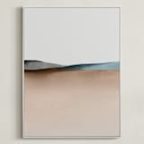 "Layered" - Art Print in earthy by Little Valley Studio - Framed Canvas