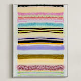 "So Much Love" - Art Print in Citrus by HAPI ART - Framed Canvas