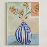 "Forager" - Art Print in Original by Ksenia Ya - Framed Canvas