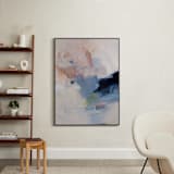 "Inner Tides" - Art Print in Pink & Blue by Arohika Verma - In a Room