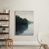 "Touching Water 1" - Art Print in Calm Water by Stephanie Goos Johnson - In a Room