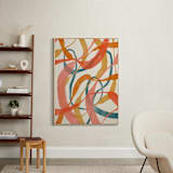 "Orange Twist" - Art Print in Orange by ALICIA BOCK - In a Room