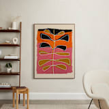 "Underground Opera" - Art Print in Rosebud by Deborah Velasquez - In a Room