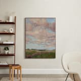 "Panorama 2" - Art Print in Ochre by Wendy Keller - In a Room